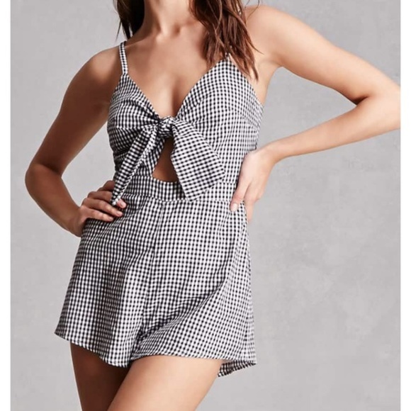 Honey Punch Dresses & Skirts - Honey Punch Gingham Romper